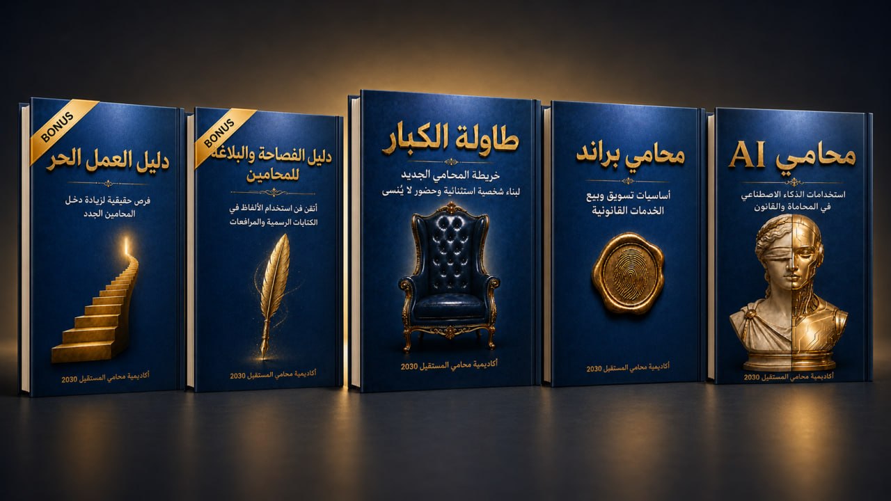 باقة محامي المستقبل — الخمس كتب
